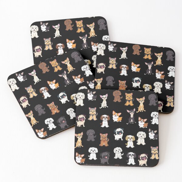 Item preview, Furbabies Collection of Cute Dogs Pattern designed and sold by KatInABox.