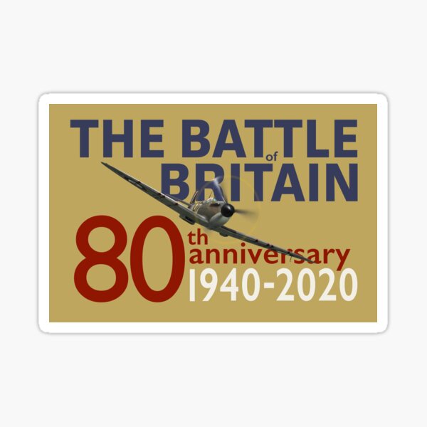 Battle of Britain 80th anniversary poster Sticker