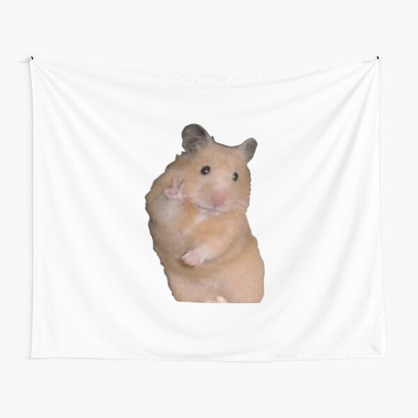 Hámster de paz Tela decorativa