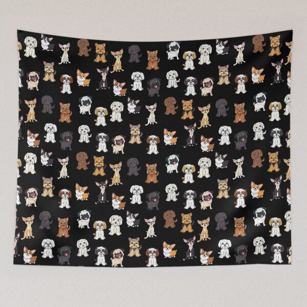 Item preview, Furbabies Collection of Cute Dogs Pattern designed and sold by KatInABox.