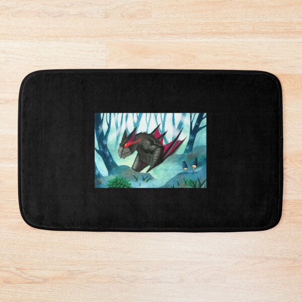 Item preview, Nargacuga Monster Hunter Watercolor Forest Painting  designed and sold by PyromaniacJoe.