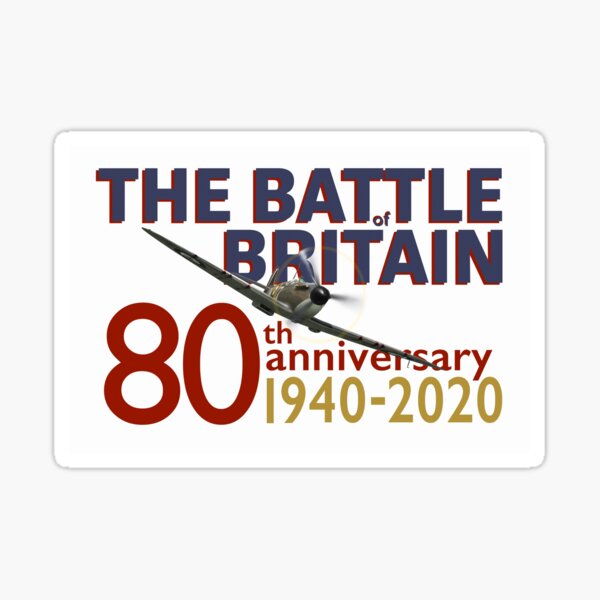 Battle of Britain 80th anniversary poster Sticker