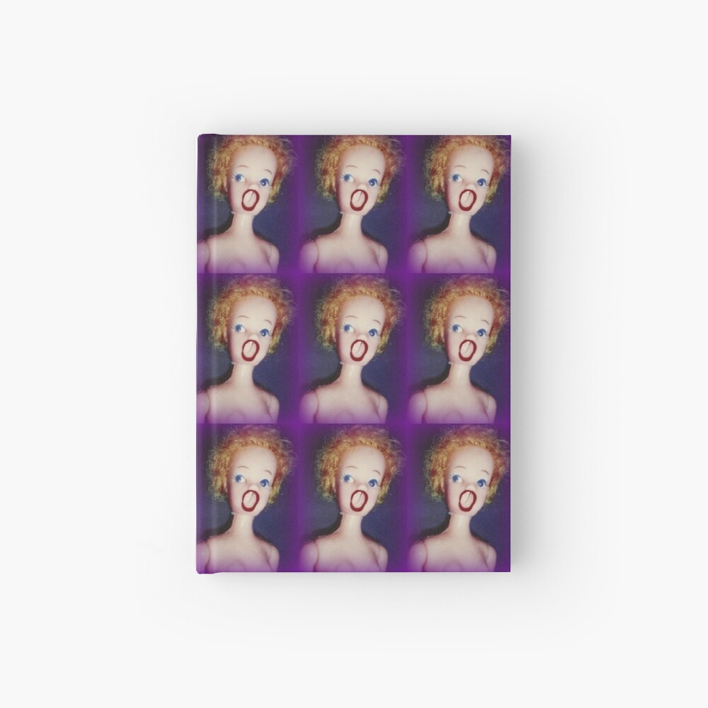 Feminist Kitsch Horror Blow Up Dolly Hardcover Journal