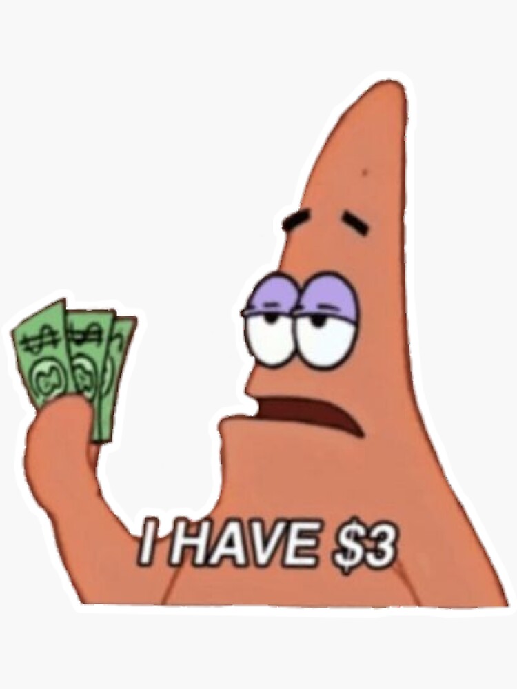 "Patrick Star " Sticker by miarouk Redbubble