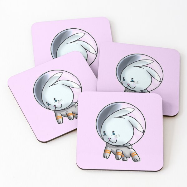 Item preview, Rabbitstronaut  - rabbit astronaut pink designed and sold by CreativeOpus.