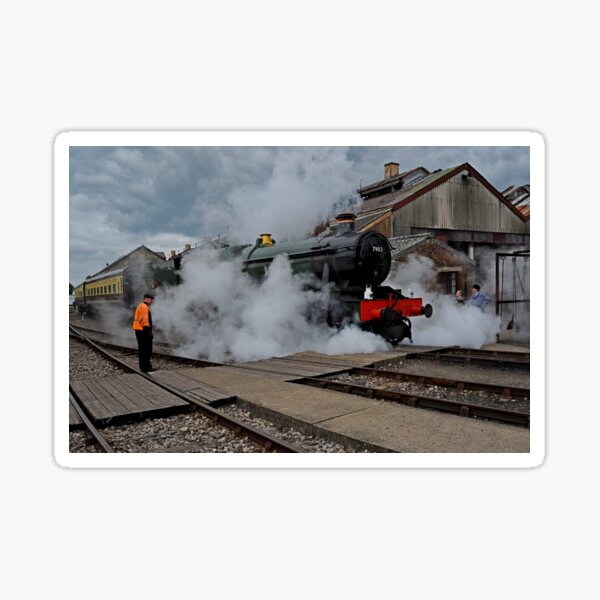 Early Morning steam at Didcot 7903 Foremarke Hall Sticker