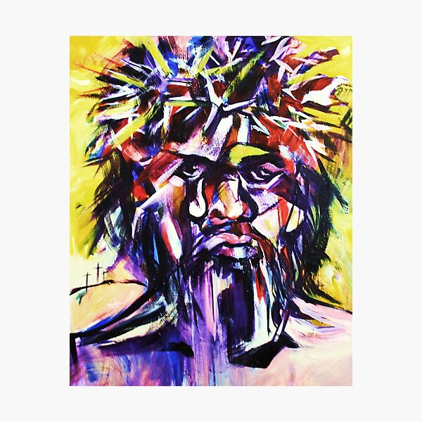 Black Christ Photographic Print