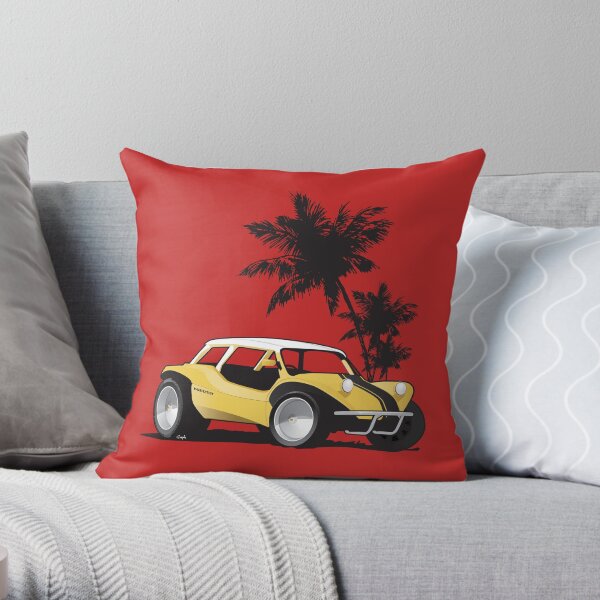 Speed Racer Beach Buggy Throw Pillow