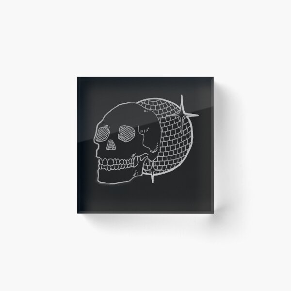 P!ATD Skull & Disco Ball Acrylic Block