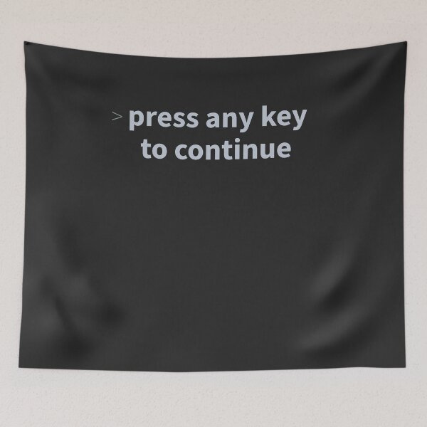 Item preview, Developer Press Any Key To Continue designed and sold by bliptee.