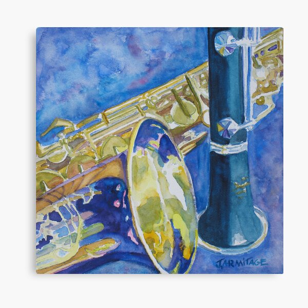 Reeds Betweeen Sets Canvas Print