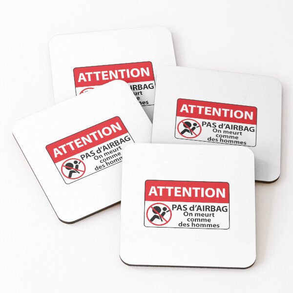 Item preview, CAUTION - No Airbag, we die like men designed and sold by Guiniome.