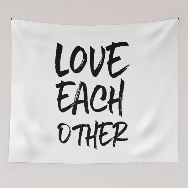 Item preview, Love Each Other Positive Inspirational Quote Typography Design  designed and sold by vanessavolk.