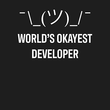 Artwork thumbnail, Developer World Okayest Developer by bliptee