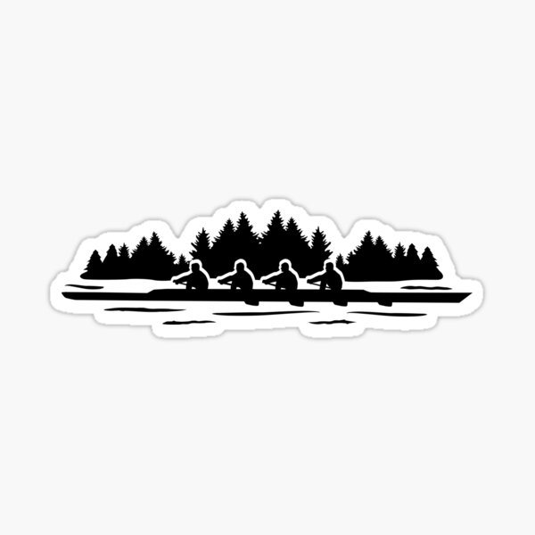 Artikel-Vorschau von Rudern, Ruderteam und Wald, designt und verkauft von claudiasartwork.