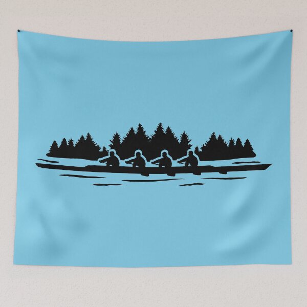 Item preview, Remo, equipo de remo y bosque designed and sold by claudiasartwork.