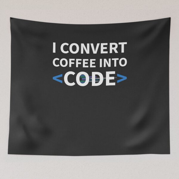 Item preview, Developer I Convert Coffee Into Code designed and sold by bliptee.