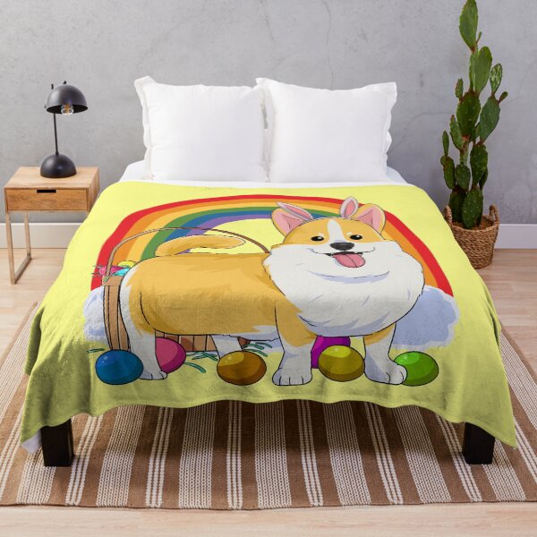 Item preview, Pembroke Welsh Corgi Bunny Happy Easter Day designed and sold by Nosek1ng.