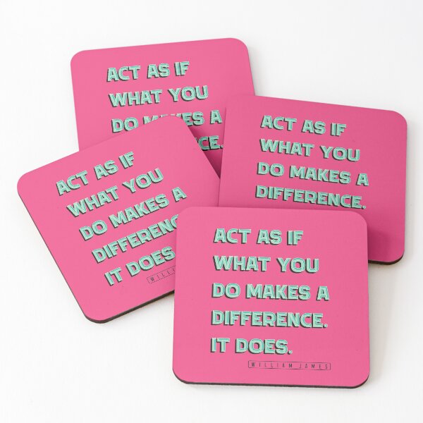 Item preview,  Act as if what your do makes a difference... Quote designed and sold by knightsydesign.