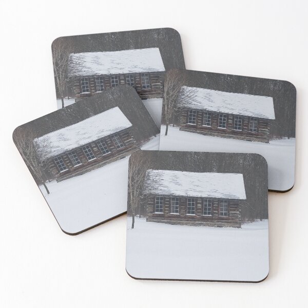 Item preview, Schoolhouse in Winter designed and sold by melzie3.
