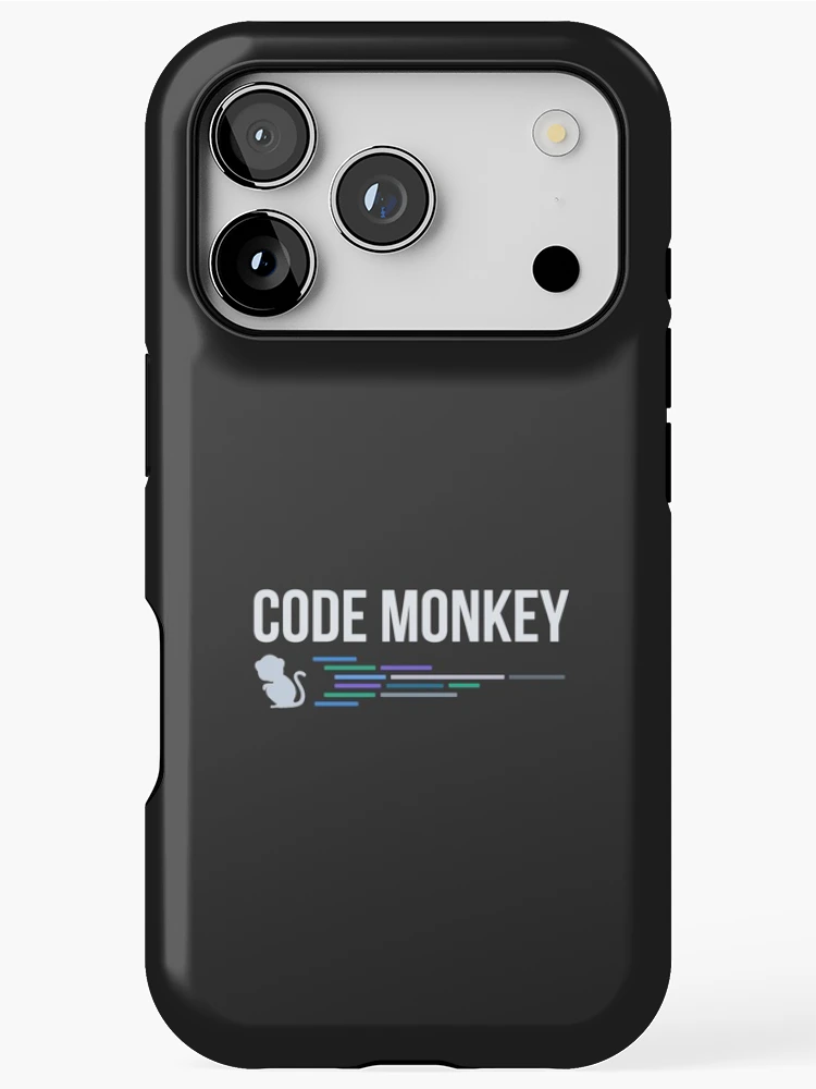 Thumbnail 1 of 4, iPhone Case, Developer Code Monkey designed and sold by bliptee.
