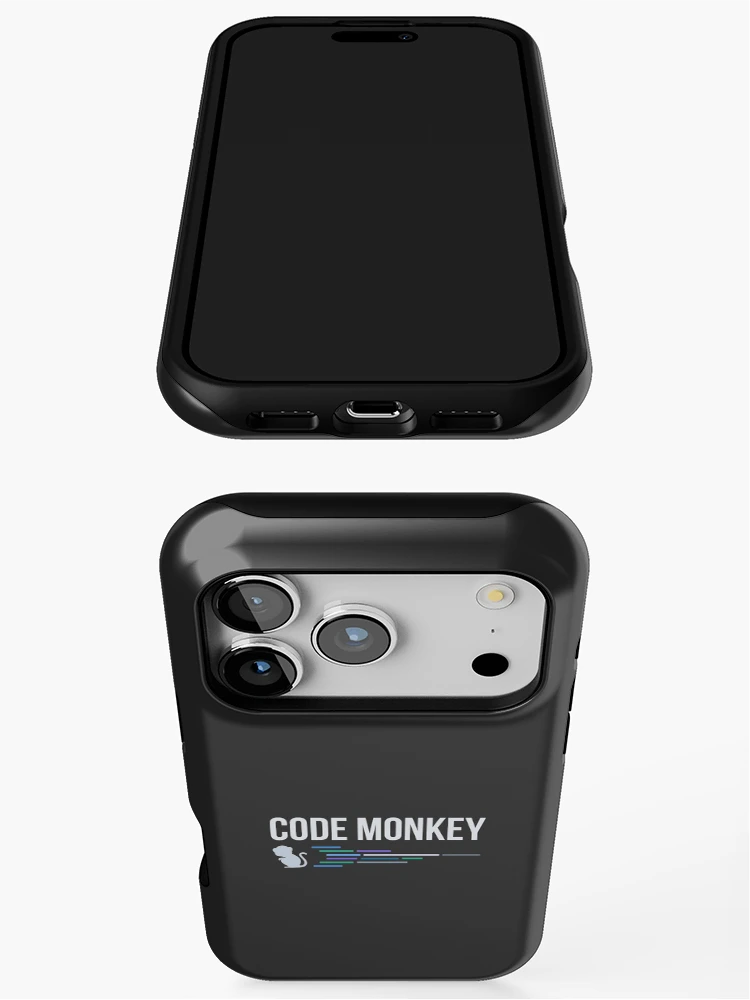 Thumbnail 3 of 4, iPhone Case, Developer Code Monkey designed and sold by bliptee.