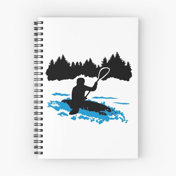 Item preview, kayak, kayaker in nature; kayaking designed and sold by claudiasartwork.