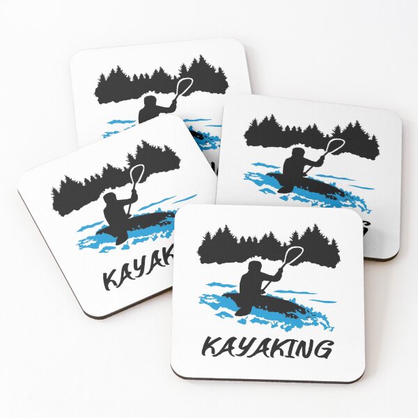 Item preview, Kayaking, kayaker in the water designed and sold by claudiasartwork.