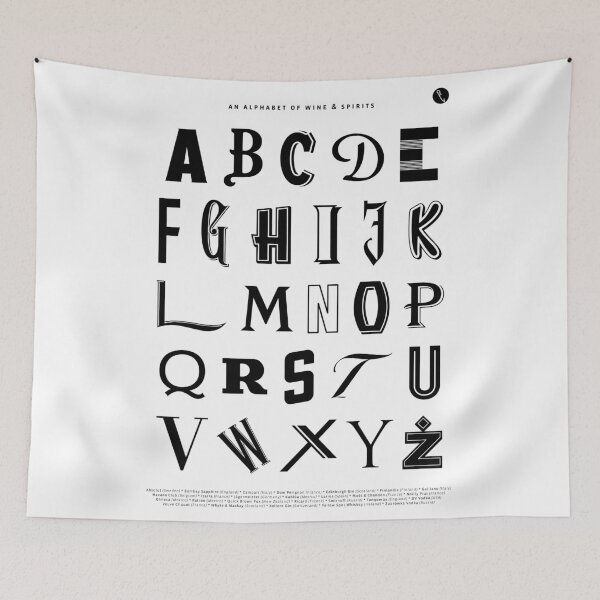 Item preview, An Alphabet of Wines & Spirits designed and sold by DFA.