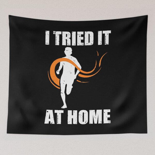 Item preview, I Tried It At Home Runner designed and sold by TooFlyDesign.