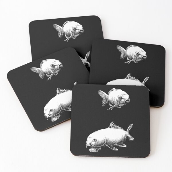 Item preview, Koi carps (black and white version) designed and sold by MMMSdesigns.