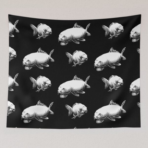 Item preview, Koi carps (black and white version) designed and sold by MMMSdesigns.