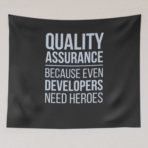 Item preview, Developer Quality Assurance Because Even Developers Need Heroes designed and sold by bliptee.