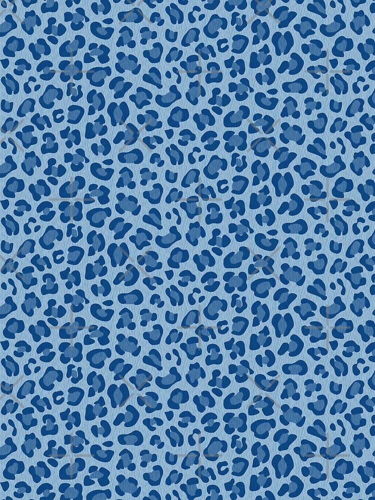 Leopard Print - Classic Blue by miavaldez