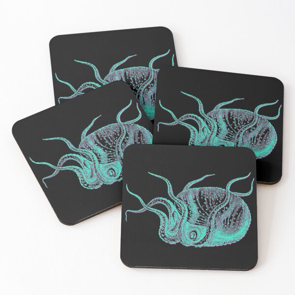 Item preview, Vintage Neon Octopus Tentacles designed and sold by Kaamalauppias.