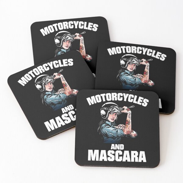 Item preview, Motorcycles And Mascara designed and sold by TooFlyDesign.