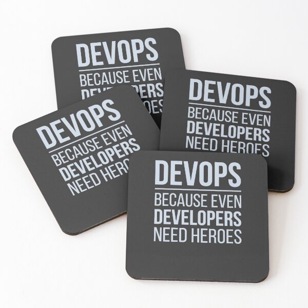 Item preview, Developer Devops Because Even Developers Need Heroes designed and sold by bliptee.