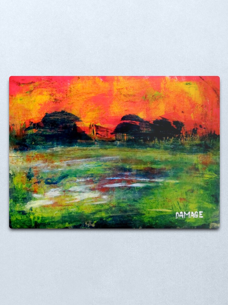Alternate view of The Wet Patch Metal Print