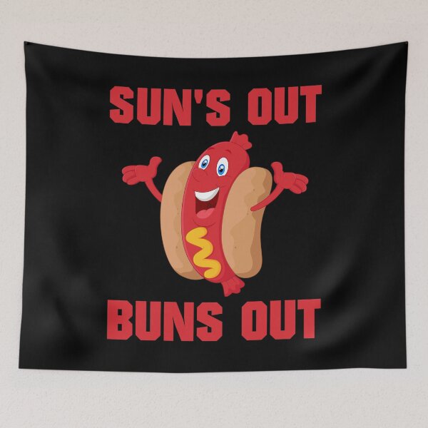 Item preview, Suns Out Buns Out Hotdog designed and sold by TooFlyDesign.