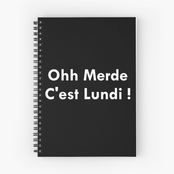 Item preview, Ohh Merde c'est Lundi designed and sold by El-Farouk.
