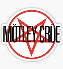 ibuatik motley crue coaster shout at the devil band Sticker