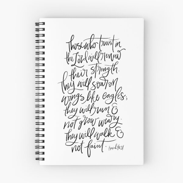 Item preview, Isaiah 40:31 Those who Trust in the Lord designed and sold by thomaslettering.