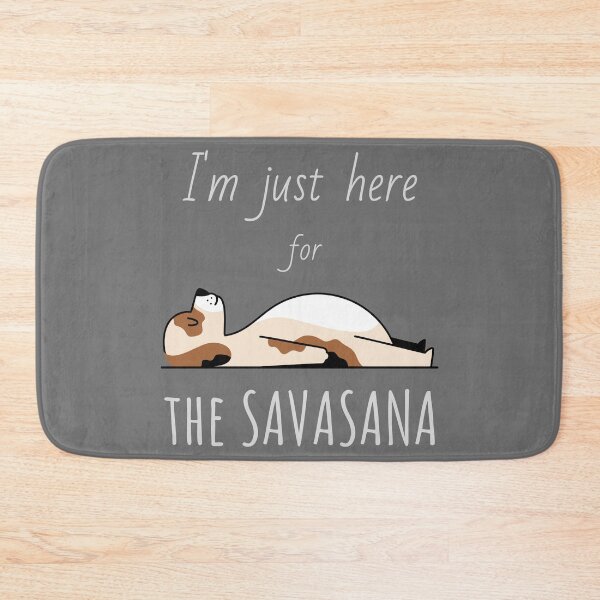Item preview, I'm Just Here For the Savasana yoga top designed and sold by PetrKad.