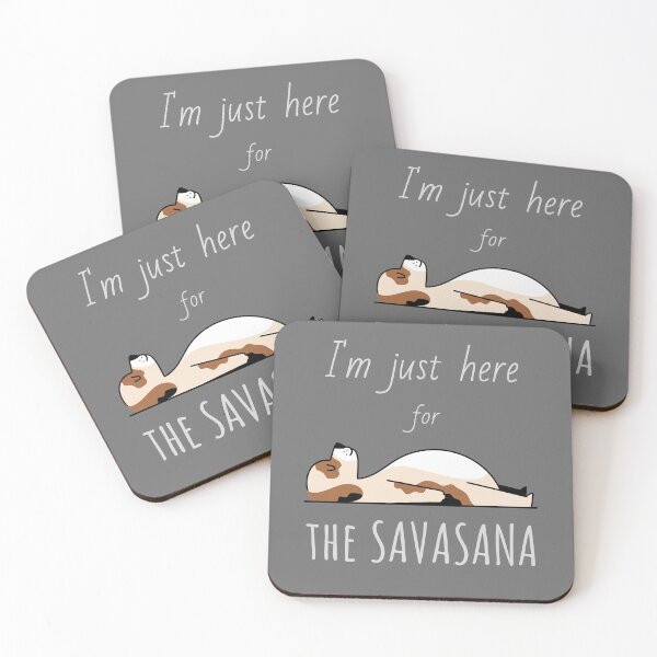 Item preview, I'm Just Here For the Savasana yoga top designed and sold by PetrKad.