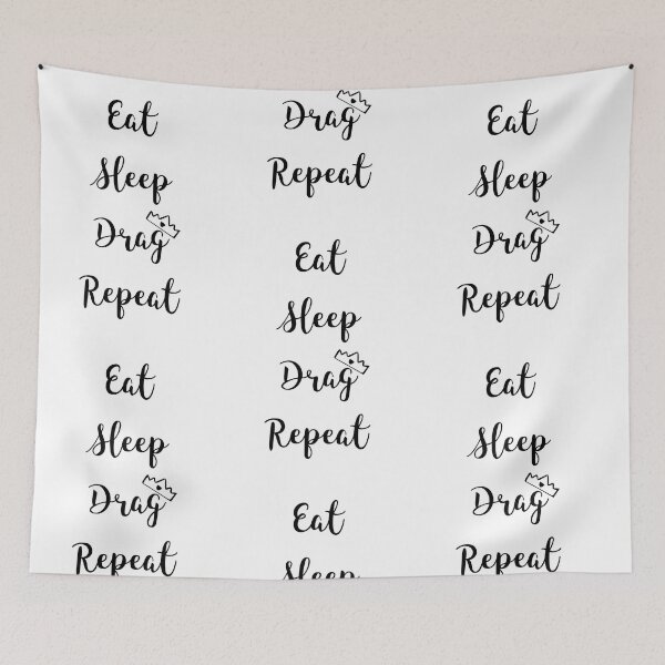 Item preview, Eat Sleep Drag Repeat Drag Race Drag Queen designed and sold by bgirl81.