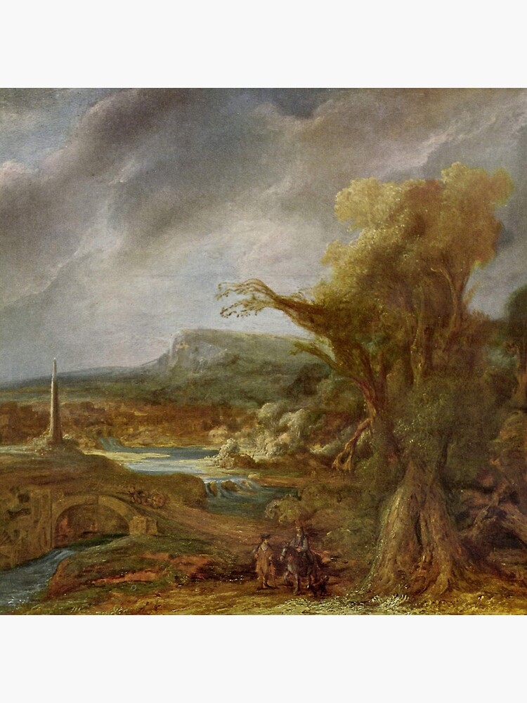 Stolen Art - Landscape with an Obelisk by Govert Flinck by podartist
