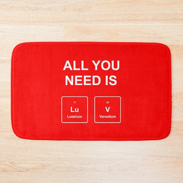 Item preview, All You Need Is Luv Periodic Elements Chemistry Valentine T-Shirt designed and sold by thehafdesigner.