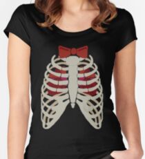Time Lord have Two Hearts Women's Fitted Scoop T-Shirt