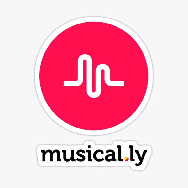Musical Ly Logo Sticker By Jickien Redbubble