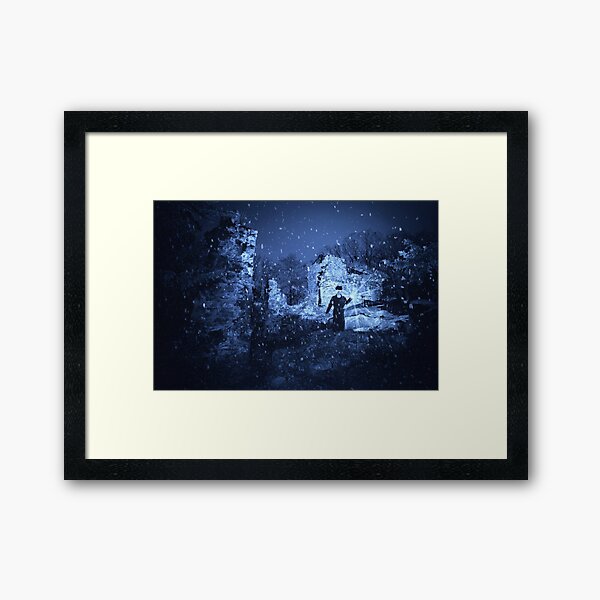 Tha an Geamhradh a ’tighinn Framed Art Print